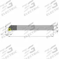 ULTRA-DEX USA Indexable Boring Bar: E08R SSKCR3 (MPN 920-000-230). Key specifications — attr257292: E08R SSKCR3.