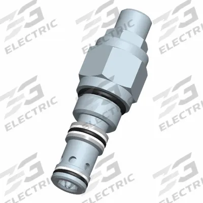 BUCHER HYDRAULICS Cartridge Valve: Screw-In, Screwdriver Adjustment, C10-25 Valve Cavity Size - Sequencing Cartridge Valves
