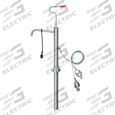 Dayton Hand Pump: Piston Action, Pump with Spout, 316 Stainless Steel Housing - Down-Stroke Drum Pumps