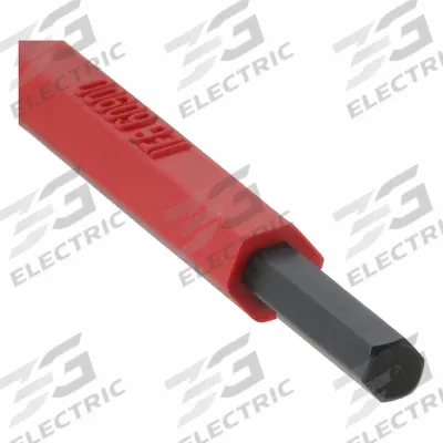 WIHA Insulated Hex Screwdriver: Insulated SoftFinish, Std Lg, 3.0 mm Tip Size - Insulated Hex Screwdrivers