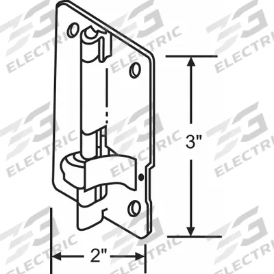 APPROVED VENDOR Butt Hinge: Steel, Full Surface - Full Surface-Mount Butt Hinges