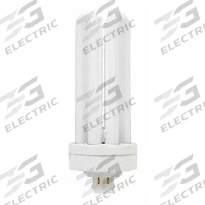 GE LAMPS Compact Fluorescent Bulb: 4-Pin (GX24q-3), T4, Fluorescent, 3500K - CFL Triple Twin-Tube Plug-In Lamps