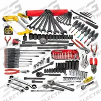 PROTO Railroad Tool Set: 141 Total Pcs, SAE, 1/4 in/3/8 in/1/2 in Socket Drive Size (MPN JTS-0141RR). Key specifications — attr549030: (2) Adjustable Wrenches; attr549028: (2) Phillips Screwdrivers; attr549027: (2) Specialty Pliers; attr549029: (9) Accessories; attr549031: (1) Pry Bar; attr539030: PROTO.