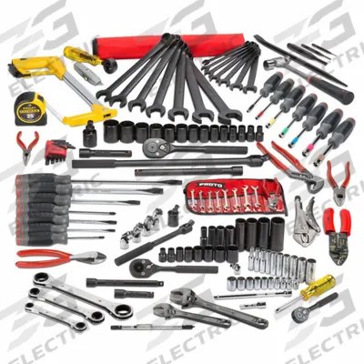PROTO Railroad Tool Set: 141 Total Pcs, SAE - Railroad Maintenance Tool Only Sets