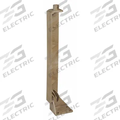 APPROVED VENDOR Right Leg: For 5UTJ1/5UTJ6, For 5UTJ1/5UTJ6, Plastic, Beige - Posts & Legs for Utility Carts