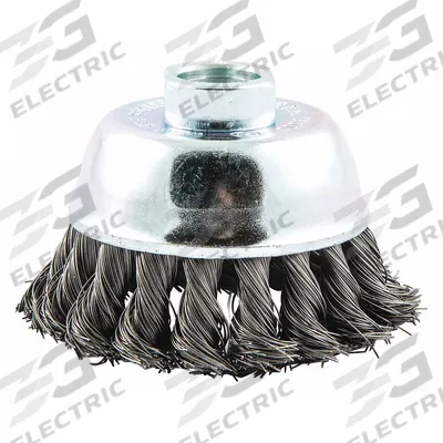 APPROVED VENDOR Cup Brush: Twisted Steel, 2 3/4 in Dia, 0.014 in Fill Dia - Heavy-Cleaning Brushes for Contoured Carbon Steel Surfaces