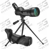 BARSKA Spotting Scope: 20x to 60x, 52.5 ft @ 1000 yd (60x)/94.5 ft @ 1000 yd (20x), Hunting (MPN AD12570). Key specifications — Color: Black; Magnification: 20x to 60x; Field of View: 94.5 ft @ 1000 yd (20x); Weather Resistant: Water Resistant; Brand: BARSKA; Product Type: Spotting Scope.