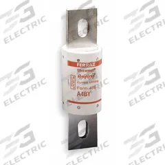 MERSEN Fuse: Class L, A4BY Series, Bolt-On Body, Time-Delay, 500 A, 600 V AC, 300 V DC (MPN A4BY500). Key specifications — Brand: MERSEN; Series: A4BY.