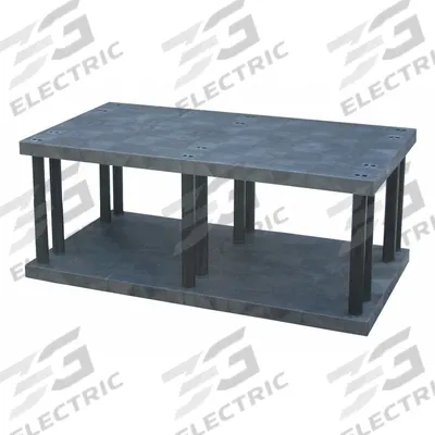 STRUCTURAL PLASTICS Plastic Shelving: 66 in x 36 in, 27 in Overall Ht - High-Durability Fixed Press-Fit Stationary Plastic Shelving