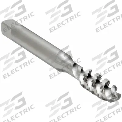 CHICAGO-LATROBE Spiral Flute Tap: M5x0.8 Metric, D4 / 6H, 3 Flute, Plug Chamfer - General Purpose Spiral-Flute Taps
