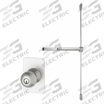 VON DUPRIN Exit Device: 3 ft Max Door Wd - Rim Push Bars