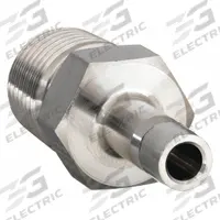 PARKER Compression Fitting Adapter: 1/4 in OD x 1/4 in Pipe Fitting Size, Compression x MNPT (MPN 4-4 T2HF-SS). Key specifications — Series: CPI(TM); Compatible Fitting Brands: CPI™; Brand: PARKER.