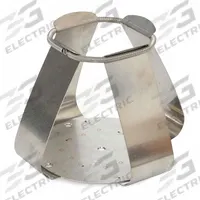 OHAUS Erlenmeyer Flask Clamp: Flask Clamp, Stainless Steel, Rubber Mat, 4 L (MPN 30400094). Key specifications — Hold Capacity: 4 L; Brand: OHAUS; Includes: Rubber Mat; Material: Stainless Steel; Product Type: Flask Clamp.
