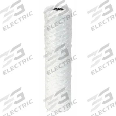 Parker Water Filter Cartridge: 5 micron, String Wound, 20 gpm, Cotton, 20 in Overall Ht - String & Blanket Wound Water Filter Cartridges