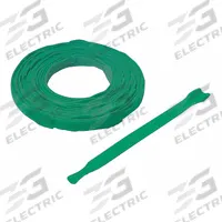 VELCRO BRAND Hook-and-Loop Cable Tie: 8 in Lg, 2.00 in, 0.75 in Wd, Nylon/Polypropylene, 900 PK (MPN 176043). Key specifications — Max. Bundle Dia.: 2.00 in; Material: Nylon; Color: Green; Brand: VELCRO BRAND.