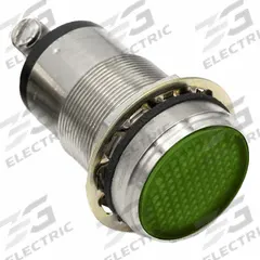 DIALIGHT Panel Indicator Light: 25 mm Panel Mounting Hole Dia, LED, Green, Flush Head, 556 (MPN 5561604304F). Key specifications — Brand: DIALIGHT; Electrical Connection: Screw Terminal.