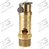 CONRADER Safety Valve: Soft Seat, 3/4 in (M)NPT Inlet (In.), 1/2 in (F)NPT Outlet (In.), Viton (MPN SRV530-3/4-SS-CE-100). Key specifications — attr291993: Soft Seat; attr291998: Stainless Steel; attr292007: Viton; attr292009: Stainless Steel; attr294753: CONRADER.