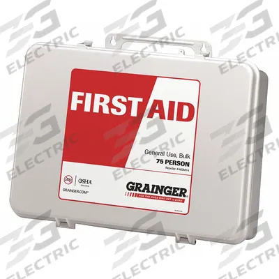 FIRST AID ONLY First Aid Kit and Housing: Gen Purpose, 75 People Served, 200 Components - General Purpose First Aid Cabinets