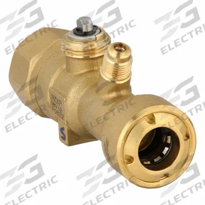 Parker Refrigerant Ball Valve: 3/4 in Male Push-to-Connect, Access Port, No Relief Port - Push-to-Connect Refrigeration Ball Valves