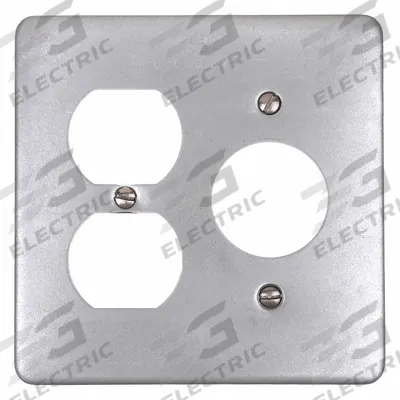 APPLETON ELECTRIC Weatherproof Cover: Steel, FD/FS, Duplex Receptacles/Round Flush Receptacles - Aluminum & Zinc Weatherproof Electrical Box Covers