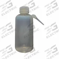APPROVED VENDOR Wash Bottle: 500 mL, No Imprinting, Colorless, Narrow, Integrated Spout Spout (MPN 832J93). Key specifications — Closure Color: Colorless; Vented/Nonvented: Nonvented; Body Color: Colorless; Brand: APPROVED VENDOR; Imprinting Group: No Imprinting or Write On.