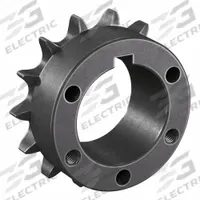 TSUBAKI Sprocket: For 60 Chain, 13 Teeth, 3.134 in Pitch Dia, 3.493 in Outside Dia, Steel (MPN 60P13). Key specifications — Brand: TSUBAKI; Required Bushing Series: P1.