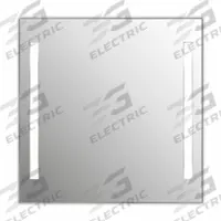 WINGITS Bathroom Mirror: Square, Glass, 36 in Overall Ht, 36 in Overall Wd, 1 1/2 in Overall Dp (MPN WMR3636LED). Key specifications — attr1325493: WINGITS; attr1348774: Side; attr1348772: Beveled Edge; attr1325491: Yes.