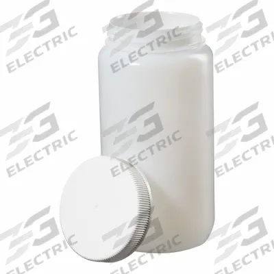 NALGENE Storage Bottle: HDPE, 2 L, 0.5 gal, Closure Included, Natural, 100 mm - HDPE Wide Mouth Round Lab Bottles