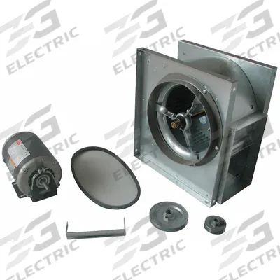 Dayton Blower: 12 3/4 in Wheel Dia, Belt Drive, Includes Drive Pack, 2,240 cfm - Belt-Drive Blowers with Drive