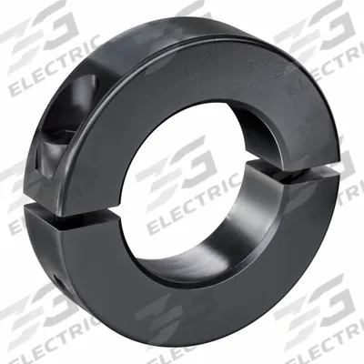 RULAND MANUFACTURING Shaft Collar: 2-Piece, Metric, Round, Clamp-On, 42 mm Bore Dia - Steel Shaft Collars