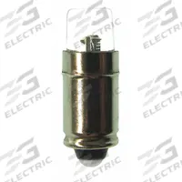 APPROVED VENDOR Compact LED Bulb: LED, Midget Grooved (S4S/8), (T) Tubular, T1-3/4, 24V DC, White (MPN LMG-24-W). Key specifications — Voltage: 24V DC; Brand: APPROVED VENDOR; Bulb Shape: T1-3/4; Light Color: White.