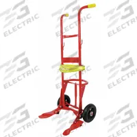 DAYTON Drum Hand Truck: For 55 gal Cntnr Cap, For Plastic Container Material, 1,000 lb Load Capacity (MPN 34D649). Key specifications — Overall HxWxD: 59-1/2 in x 24 in x 25 in; Wheel Type/Material: Tread on Core Rubber; For Container Material: Plastic; Brand: DAYTON.