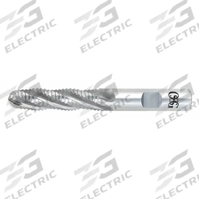 OSG Roughing End Mill: Cobalt, 8 Flute, 2" Mill Dia, 4" LOC, 7-3/4" OAL (MPN 4420900) - General Purpose Cobalt Roughing End Mills
