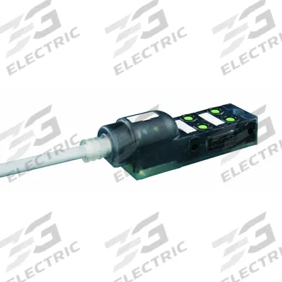 MURRELEKTRONIK Distribution Box: EXACT8, 4 Ports, 4 Pole M8 Female, 5 m Cable Lg - Passive Sensor Junction Blocks with Homerun Cable