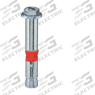 MKT FASTENING Wedge Anchor Bolt: 75 mm Overall Lg, 10 mm Dia, M6 Thread Size, Steel, Steel - Steel Wedge Anchors