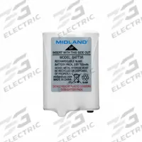 MIDLAND Radio Battery: Fits Midland, For LXT/X-Talker T50/X-Talker T60 Series, 700 mAh, AVP14. Key specifications — Manufacturer Part Number: AVP14; Brand: MIDLAND; Compatible Radio Brand: Midland; Battery Type: Nickel-Metal Hydride; Waterproof: No; Compatible Radio Series: X-Talker T50; Compatible Radio Type: Handheld; Compatible Radio Manufacturer Model Number: T61.