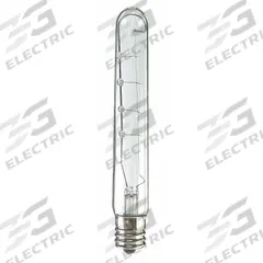 APPROVED VENDOR Incandescent Bulb: Intermediate Screw (E17), Incandescent, (T) Tubular, T6, 2800K (MPN 40T6-1/2 120V). Key specifications — Bulb Shape: T6; Voltage: 120V AC; Bulb Finish: Clear; Color Temperature: 2800K; Brand: APPROVED VENDOR.