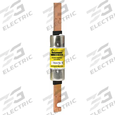 BUSSMANN Solar Fuse: PVS-R Series, Fast-Acting, 70 A - Fast-Acting Cylindrical Fuses