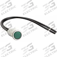 APPROVED VENDOR Flush Panel Light: Green, 12 mm Panel Mounting Hole Dia, Neon, Nylon, Lens Included (MPN 20C848). Key specifications — Brand: APPROVED VENDOR; Electrical Connection: 6 in Wire Leads.