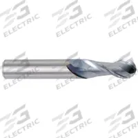 WIDIA HANITA Ball End Mill: Carbide, 2 Flute, 3/8" Mill Dia, 1-1/2" LOC, 4" OAL (MPN 4A1110004)