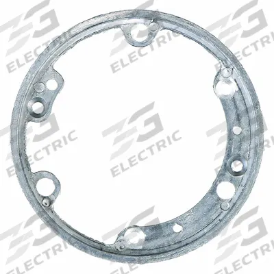 STEEL CITY Trim Ring: Round, Aluminum, 68-9 - Flanges and Trim Rings for Floor Boxes