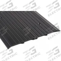 NATIONAL GUARD Door Threshold: Saddle, Aluminum, 6 ft Lg (MPN 8430DKB-72). Key specifications — Brand: NATIONAL GUARD; Transition Type: Fluted.
