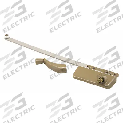 PRIME-LINE Window Operator: Crank, Handle Included, Left-Hand, Surface, Gold - Awning & Casement Window Operators & Handles