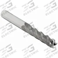 OSG Square End Mill: Carbide, 4 Flute, 25 mm Mill Dia, 76 mm LOC, 153 mm OAL (MPN 484-9843)