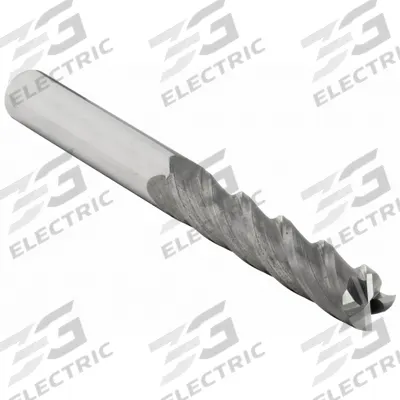 OSG Square End Mill: Carbide, 4 Flute, 25 mm Mill Dia, 76 mm LOC, 153 mm OAL (MPN 484-9843) - General Purpose Carbide Square End Mills