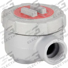 Conduit Outlet Body: Iron, GU, 1 in Trade Size, LB Body, 19 cu in Body Capacity (MPN GULB100). Key specifications — Series: For Standard Body; Compatible Conduit Trade Size: 1 in; Thread Gender: Female; Hub Style: Threaded; Cover Included: Yes; Body Style: LB; Connection Type: Threaded; Back Type: Round.