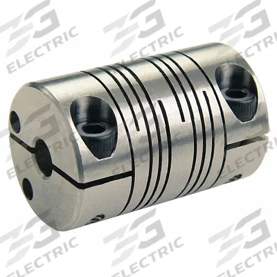 RULAND MANUFACTURING Motion Control Coupling: 3° Angular Misalignment, 17 mm Bore Dia 1, Aluminum - General Purpose Clamp-On Beam Shaft Couplings