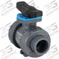 HAYWARD FLOW CONTROL Manual Two-Way Ball Valve: 1 in, PVC, Straight, 250 psi Max. Pressure (CWP) (MPN TBH1100ASTV0Z00). Key specifications — Brand: HAYWARD FLOW CONTROL; Handle: Locking Tee.