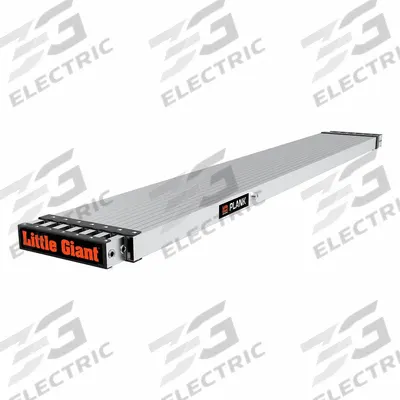 LITTLE GIANT Scaffolding Plank: Aluminum, Aluminum, 13 ft Overall Lg - Max - Ladder Planks