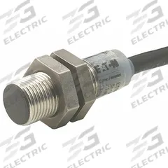 EATON Inductive Cylindrical Proximity Sensor: Built-in Connector, Shielded, 2 Wires, 3 - Pin Micro (MPN E57SBL12A4SA). Key specifications — Brand: EATON; AC Supply Voltage Rating: 20-250V AC; DC Supply Voltage Rating: Not Rated.